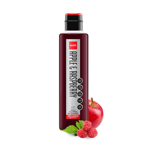 Shott Apple & Raspberry 1Ltr  (Box of 6) - ARA1L