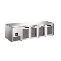 Glacian BCG62350 - 4 Door Glass Underbench Fridge - BCG62350