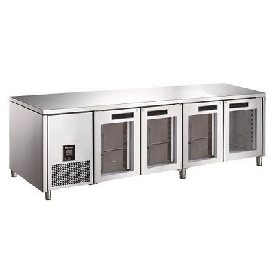 Glacian BCG62350 - 4 Door Glass Underbench Fridge - BCG62350