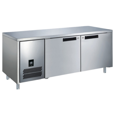 Glacian BCS61420 - 2 Door S/S Underbench Fridge - BCS61420