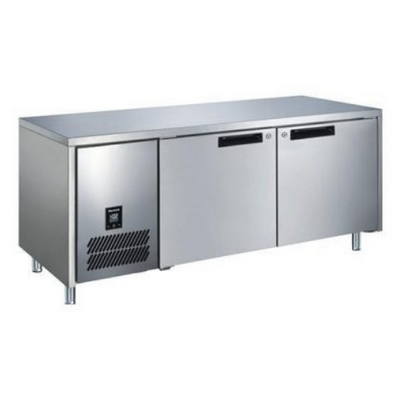 Glacian BCS71815 - 2 Door S/S Underbench Fridge - BCS71815