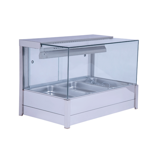 Bonvue BM11SC - Square Countertop Wet and Dry Bain Marie - 2 x 3 - BM11SC