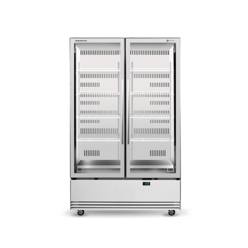 Skope BME1200N-A - 2 Glass Door Display or Storage Fridge - BME1200N-A