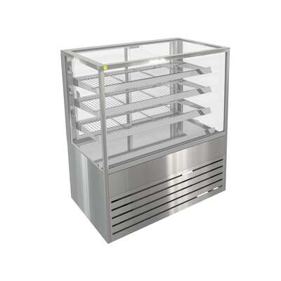Cossiga BTGRF12 Refrigerated Freestanding Solid Front with Rear Glass Doors - 1200mm - BTGRF12