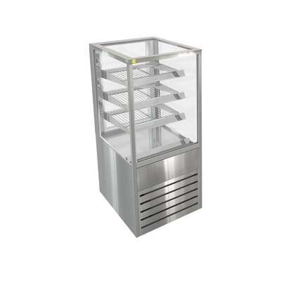Cossiga BTGRF6 Refrigerated Freestanding Solid Front with Rear Glass Doors - 600mm - BTGRF6
