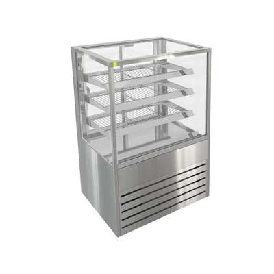 Cossiga BTGRF9 Refrigerated Freestanding Solid Front with Rear Glass Doors - 900mm - BTGRF9