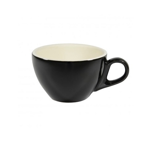 Brew Latte Cup 280ml - Onyx / White (Box of 6) - BW1045
