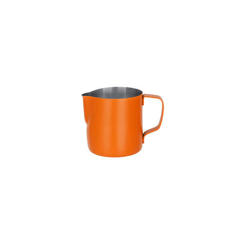 Brew Milk Frothing Jug Stainless Steel 350ml Powder Coated Orange - BW9203