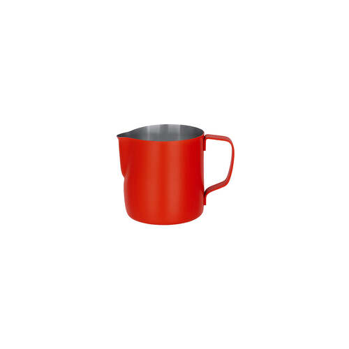 Brew Milk Frothing Jug Stainless Steel 350ml Powder Coated Red - BW9205