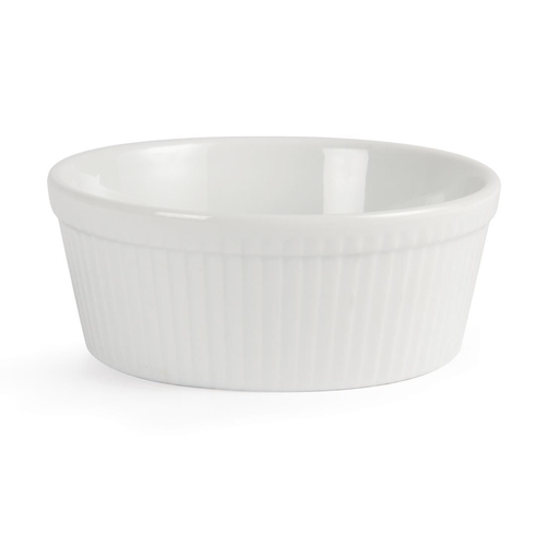 Olympia Whiteware Round Pie Dish 134mm (Box of 6) - C042