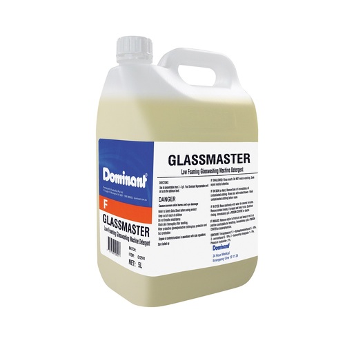 Dominant Glassmaster Glass Washing Machine Detergent 5L - C12591