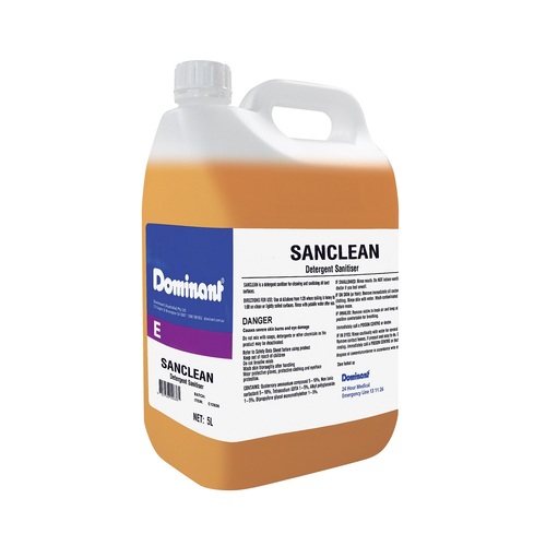 Dominant Sanclean Detergent Sanitiser 5L - C14229