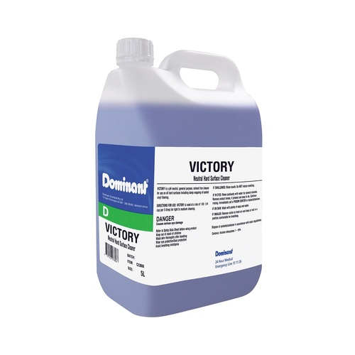 Dominant Victory Neutral Hard Surface Cleaner 5L - C23806