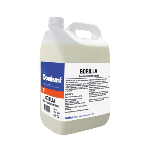 Dominant Gorilla High Strength Non-Caustic Oven & Grill Cleaner 5L - C26898