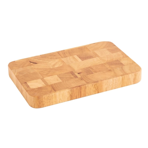 Vogue Rectangular Wooden Chopping Board Small - 230x150x25mm - C461
