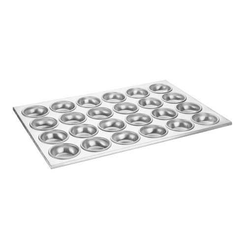 Vogue Aluminum Muffin Tray 24 Hole - 360x520x35mm - C563
