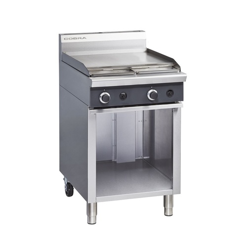 Cobra C6B - 600mm Gas Griddle Plate - Open Cabinet Base - C6B