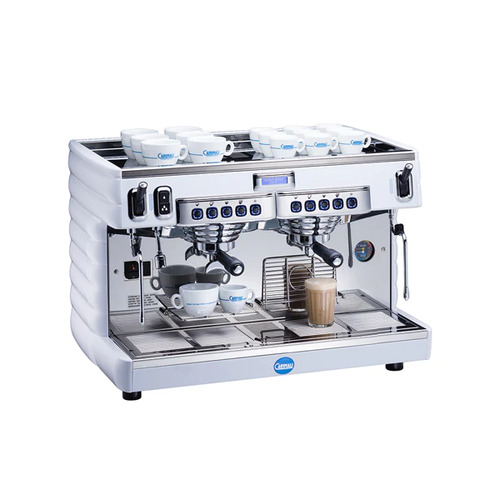 Carimali Bubble 2 Group Coffee Machine - White - CARB-W