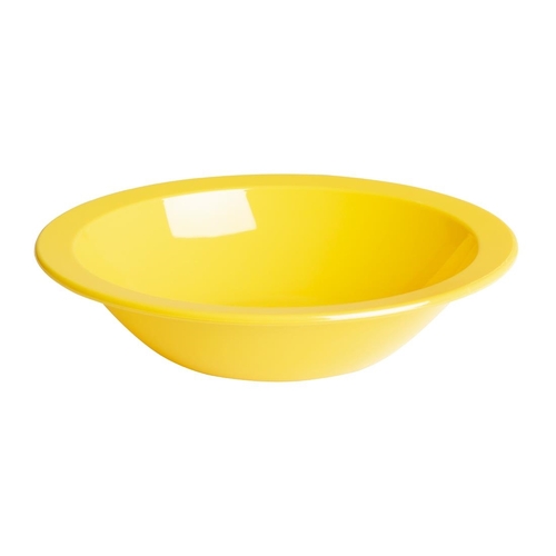 Olympia Kristallon Polycarbonate Bowls 172mm - Yellow (Box of 12) - CB771