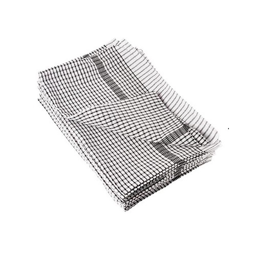 Wonderdry Tea Towels Black & White 762x508mm (Pack of 10) - CC597