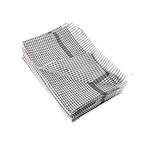 Wonderdry Tea Towels Black & White 762x508mm (Pack 10) - CC597