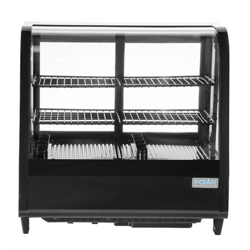 Polar CC611-A C-Series Countertop Food Display Fridge 100Ltr Black - CC611-A