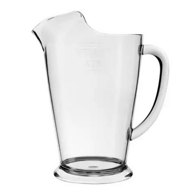 Crown  Polycarbonate Jug With Ice Lip Certified 1140ml (Box of 12) - CC870052P