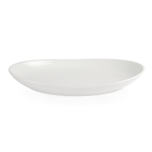 Olympia Whiteware French Deep Oval Plate White - 304mm 12" (Box of 4) - CC890