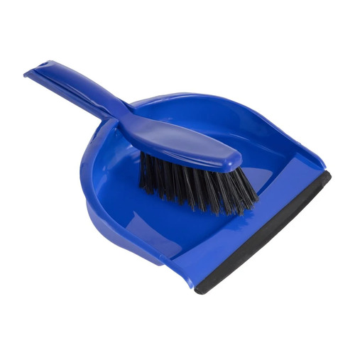 Jantex Soft Dustpan & Brush Set - Blue - CC932