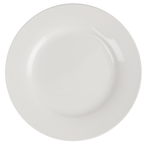 Olympia Lumina Wide Rimmed Round Plate 152mm (Box of 6) - CD621