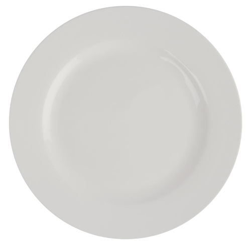 Olympia Lumina Wide Rimmed Round Plate 200mm (Box of 6) - CD623