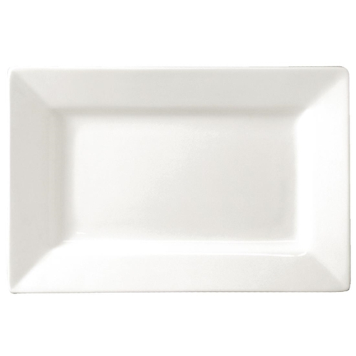 Olympia Lumina Wide Rim Rectangular Plate 257x155mm (Box of 4) - CD630