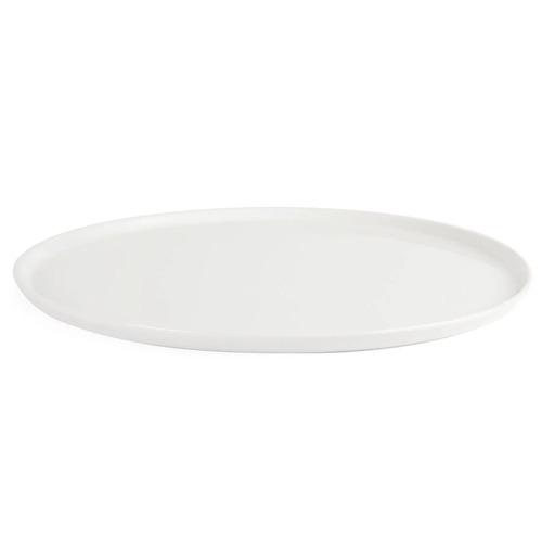 Olympia Whiteware Pizza Plate Small Rim - 330mm 13" (Box of 4) - CD723