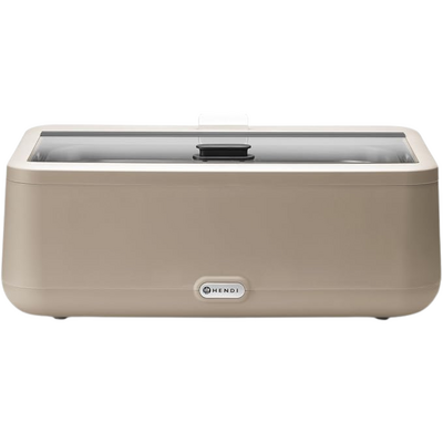 Uniq CDU0004 Commercial Electric Chafing Dish 1/1 GN - Beige Polypropylene - CDU0004