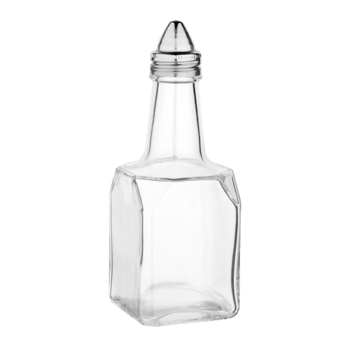 Oil/Vinegar Cruet Jar - Includes Lids (Box 12) - CE329