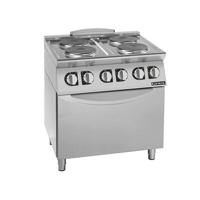 Giorik CE74TET - 4 Round Electric Hot Plates with Standard Electric Oven - CE74TET
