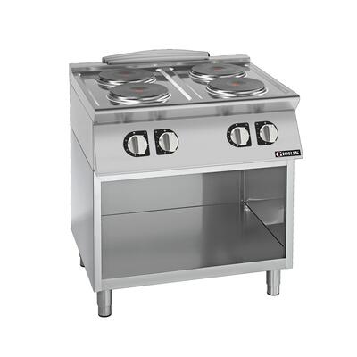 Giorik CE74TGT - 4 Round Electric Hot Plates on Open Base - CE74TGT