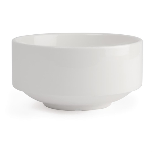 Olympia Lumina Unhandled Stacking Soup Bowl 400ml (Box of 6) - CF379