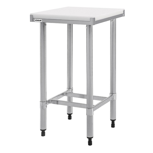 Vogue Cutting Board Table 500x500x900mm - CF740