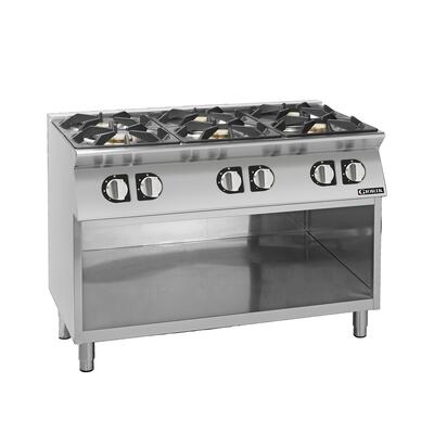 Giorik CG760GT - 6 Burner Gas Boiling Top on Open Base - CG760GT