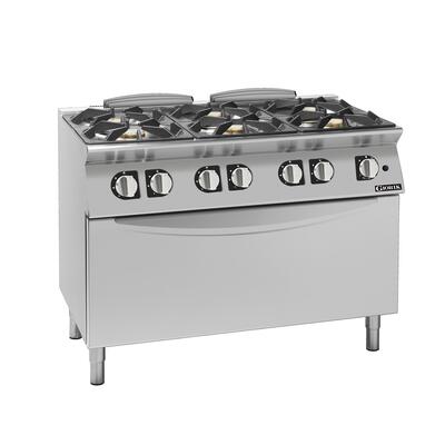 Giorik CG760HT - 6 Burner Gas Cooktop with Maxi Gas Oven - CG760HT