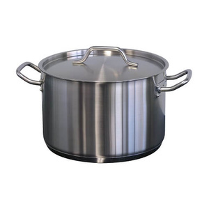 Forje 11.1 Litre Stainless Steel High Casserole Pot with Lid - CH11