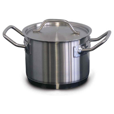Forje 11.1 Litre Stainless Steel High Casserole Pot with Lid - CH11
