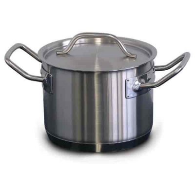 Forje 2.4 Litre Stainless Steel High Casserole Pot with Lid - CH2
