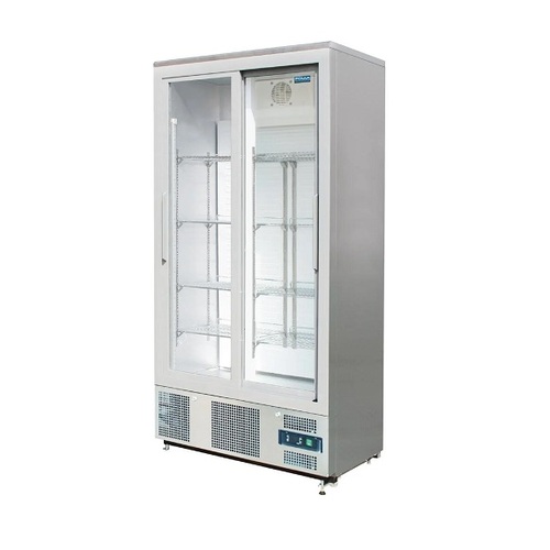 Polar CK478-A G-Series Sliding Double Door Upright Back Bar Fridge 490Ltr - CK478-A