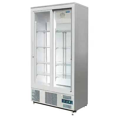 Polar CK478-A G-Series Sliding Double Door Upright Back Bar Fridge 490Ltr - CK478-A