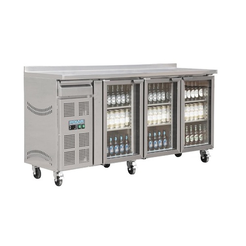 Polar CK491-A U-Series 3 Door Premium Bar Fridge 543Ltr - CK491-A