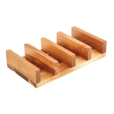 Olympia Acacia Wood Taco Stand - CK970