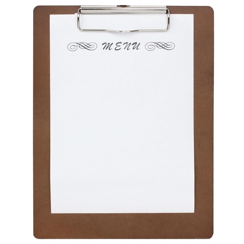 Wooden Menu Clipboard A4 330x240mm - CL174