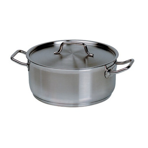 Forje 3.3 Litre Stainless Steel Low Casserole Pot with Lid - CL3